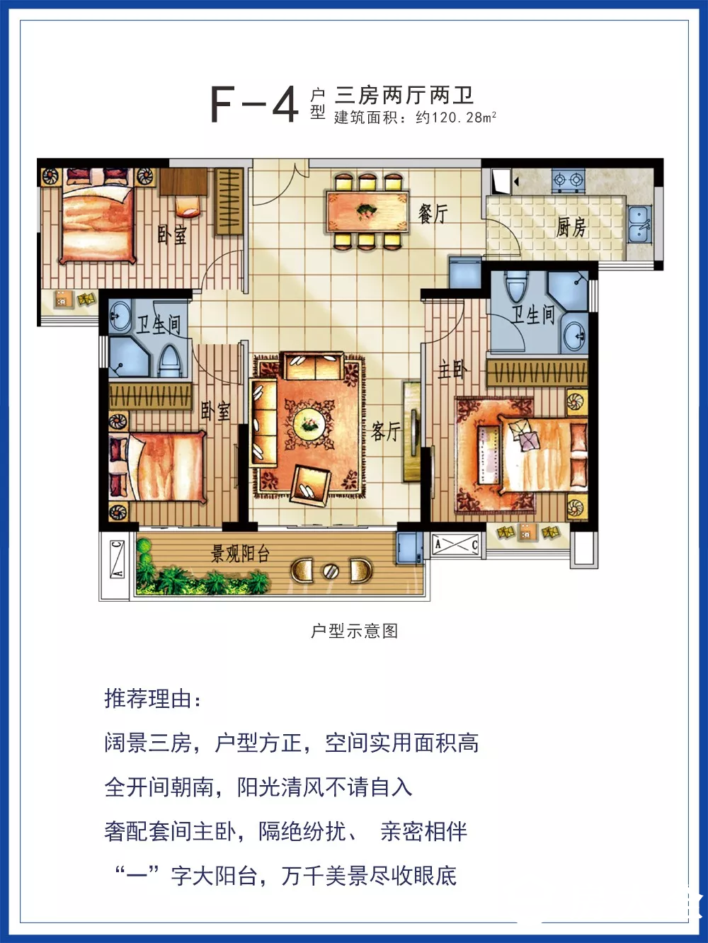 作为九江人居标杆项目联泰·万泰城更是深谙于此,三期"天颂"在户型的